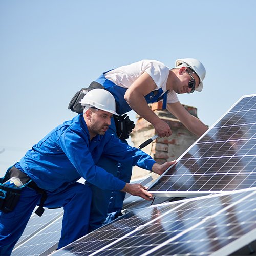First Time Central Heating Solar Battery